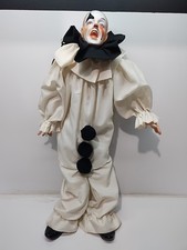 enesco imports corp 1988ceramic clown 24in figure picture