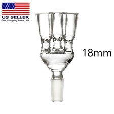 NEW LARGE glass bowl 3-Arm hookah bowl 18mm male Joint picture