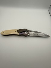 Allen Elishewitz: Custom Damascus and Mammoth Ivory. Blade size 31 2” picture