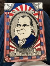 1970 Vintage Richard Nixon Spiro Agnew Two Faced Jigsaw Puzzle 500+ Pcs  Rare picture