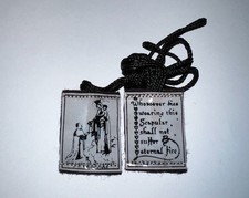 Brown Scapular 100 % wool made in USA picture