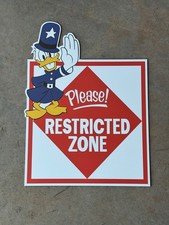 Walt Disney World Magic Kingdom Seven Seas lagoon Donald Duck Prop Sign picture