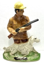 Ezra Brooks 1973 Heritage China Hunter & Dog Liquor Bottle Decanter picture