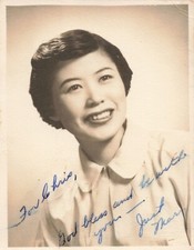1950 Asian Girlfriend Photo Seattle WA Military 2.5x3.5  *A8b picture