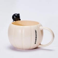 Starbucks Halloween 2026 Black Cat Limited Edition 12oz Pumkin Mug picture