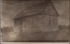 RPPC, Old Cabin Somewhere USA--Postcard G635 picture