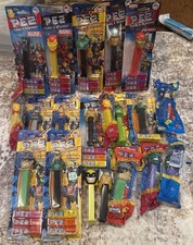 HUGE Vintage/Mod Superhero PEZ 20 Pcs inc. rare 90s Pop-Ups 18NIB- 2NWOB picture