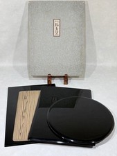 Wajima Lacquer Black Lacquer 3-Piece Set Floorboards and Cedar Boards picture