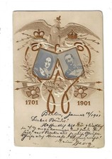 200th Anniversary of the Kingdom of Prussia 1701–1901 Wilhelm RPPC Postcard 5163 picture