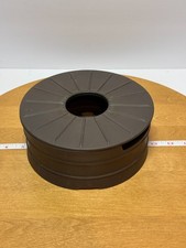 Vintage Dansk Flamestone Fluted Brown 2 Piece Warmer Stand Jens Quistgaard picture