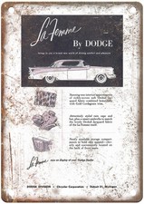 Vintage 1956 Dodge La Femme Auto Ad Retro Look Reproduction Metal Sign AM2779 picture