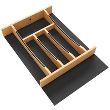 Rev-A-Shelf Craftsman Solid Maple Cutlery Drawer Insert, 13-1/4