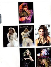 MADONNA    CUSTOM TRADING CARD 6 CARDS  SET picture
