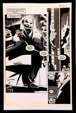 Daredevil #185 pg. 13 by Frank Miller 11x17 FRAMED Original Art Poster Print picture
