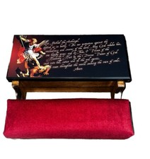 Kneeling Prayer Bench Children Padded Vintage New picture