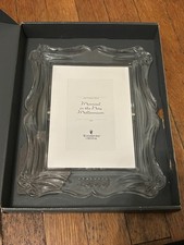 Waterford Crystal 2000 Wedding Portrait Frame Millennium Commemorative w/ Box picture