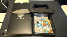 Kizer Exist V3681C1 Pocketknife 154CM Drop Point Plain Manual Clutch Clip picture