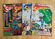 Lot of *4* 1960s SUPERMAN: #182, 184, 189, 204 *Adams* (VG) picture