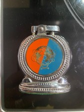 Vintage 1964-65 New York's World Fair Table Lighter Japan Chrome Sparks Works picture