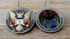 NSA Deep State SIGINT Nothing is Beyond our Reach Challenge Coin picture
