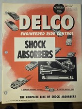 1953 DELCO SHOCK ABSORBERS DEALERSHIP ADVERTISING CATALOG BEAUTIFUL 35 PAGES picture