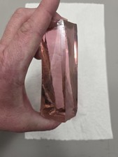 5440ct / 1088 Grams  Medium Pink Cubic Zirconia Facet Rough Or For Carving. picture