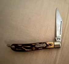 Schrade Uncle Henry 12UH Pocketknife Clip Point SS Blade Bone Handle Slipjoint picture