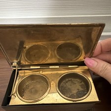 Antique copper ink wells picture
