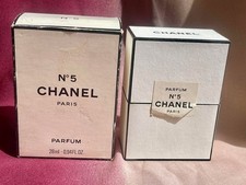 Vintage Chanel No.5 Parfum Extrait P.M.201- Double Box, Black Cord Sealed Intact picture