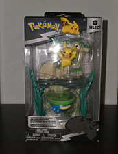 Jazwares Pokémon Select Shoreside Series 6 Boxed Figure Pack Pikachu & Lotad picture