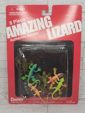 Vintage Amazing Lizard 8 PC Set by Boley 1996 NOS NIP Reptile Toys SkuA picture