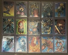 1995 Topps Image Universe Cyber Force Chromium Cards 61‑75 Marc Silvestri picture