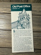 Vintage Old Post Office Washington D.C. Historical Brochure picture
