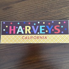 Harveys Seatbelt Bag Purse Brand Collectible Sticker Ice Cream Summer Luvin picture