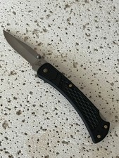 Buck 110 Slim Black Hunter USA Lockback Folding Knife — picture