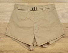 VTG 1940s WWII US Army Athletic Shorts Sz 30 40s WW2 Khaki picture