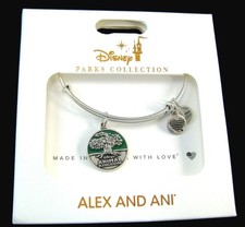 NEW Disney Park Alex Ani Bracelet Animal Kingdom Tree of Life Zootopia Show Silv picture