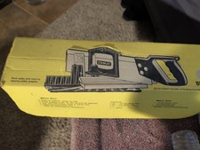 Vintage Stanley Handyman Miter Mitre Box Back Saw No. 1114A Carpentry Tool  picture