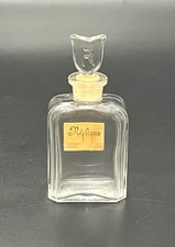 Vtg Raphael Replique Empty Glass 1/2 Fl Oz Perfume Bottle W/Stopper Paris France picture