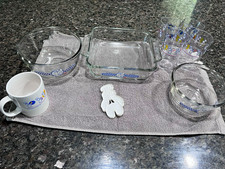 Pillsbury Doughboy 1989 1991 Lot Mixing Bowls Baking Dish Cups Mug Cookie Cutter picture