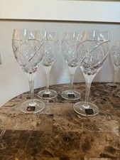 **Noritake Aston Crystal Water or Wine Goblets - 4 picture