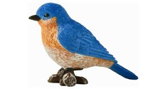 Bluebird  Figurine Collectible Bird watcher gift - Holiday stocking stuffer picture