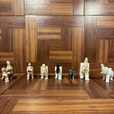 Mixed Lot of 7 Elephant Figurines- Mixed Materials- Great Condition picture