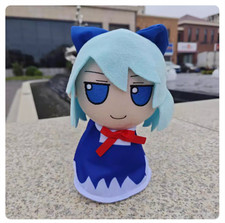 Anime Touhou Project CHIRUNO Stuffed Toy Cirno Plushie snails Doll Handmade 20cm picture