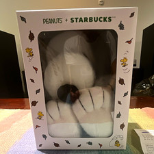 Starbucks x Peanuts Snoopy Plush in Box - Unopened - Rare (read description) picture