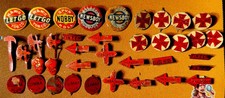 Antique vintage Tobacco Tags Mixed Lot of 38. Tobacco works co. Red Cross ax+ picture