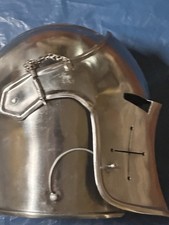 Templar Crusaders Halloween Costume Props Medieval Barbuta Visored picture