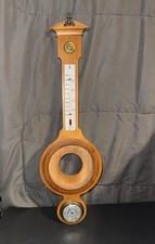 Vintage Swift Air Guide Style Weather Station Thermometer Hygrometer Barometer picture