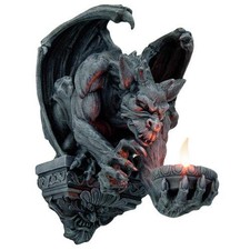 Pacific Giftware Winged Gargoyle Candle Holder Wall Sconce – 12.5