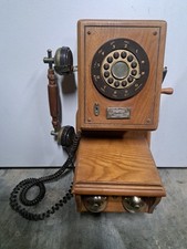 Vintage 1927 THOMAS Collector's Edition COUNTRY Wood Wall-TELEPHONE Model:PP-110 picture